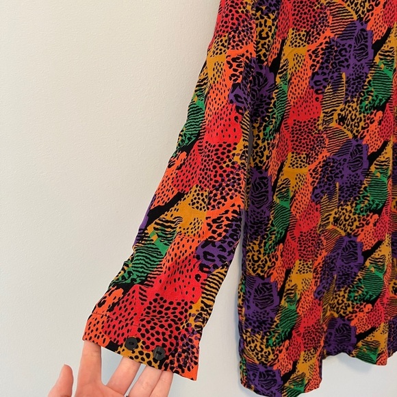 Pepaloves 80's Style Colourful Tunic Dress - Picture 2 of 9